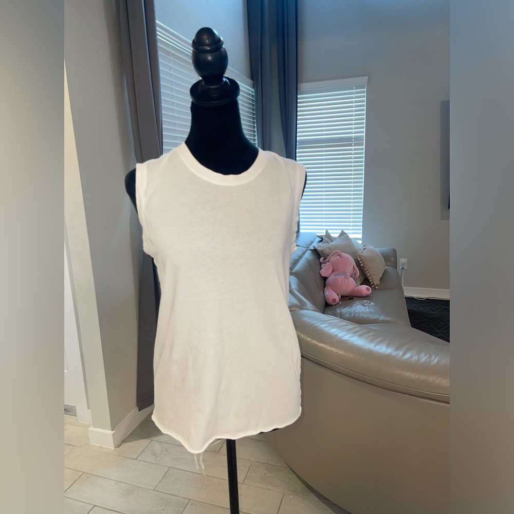 Raquel Allegra Basic Cotton Tank Top size 0 Small